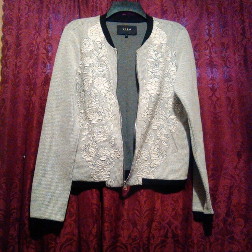 Vila zip jacket with pockets